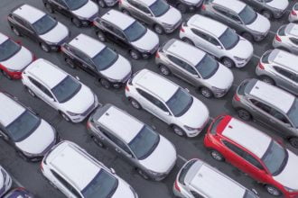 Limpeza de estacionamento